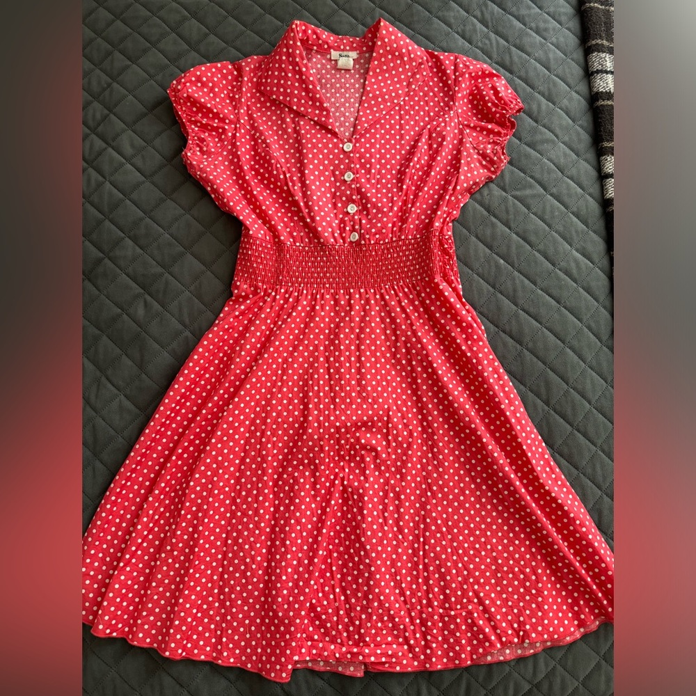 Sara USA Polka Dot Dress in size 2XL
